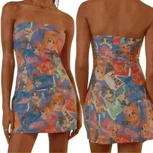 Peppermayo Catching Flights Bustier Dress